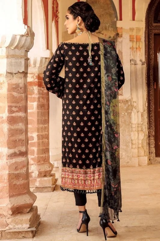 Al Karam Festive Collection - FC-26J-21-BLACK - 2 Piece - Image 2
