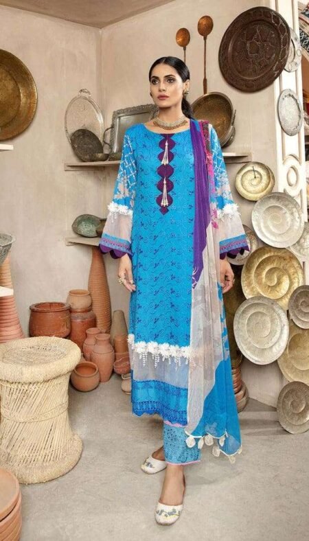 Bin Rashid Lawn Chikankari Collection - BRL - 02