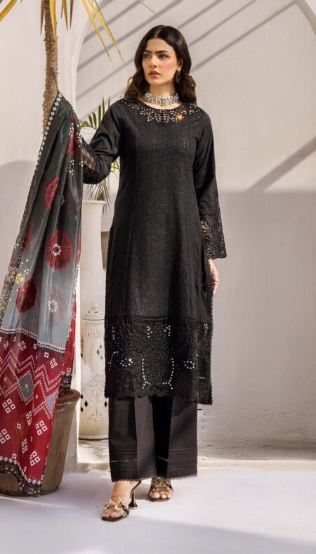 Adans Libas Rumi Schiffli Embroidered Lawn D-9