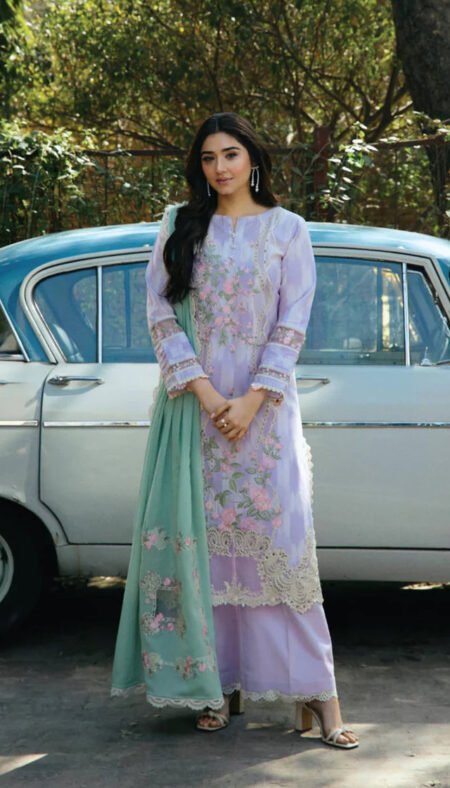 Vintage Flora By Manara Luxury Lawn - VF-01