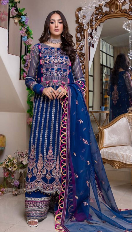 Charizma Chimmer Embroidered Chiffon Collection - CHM-03