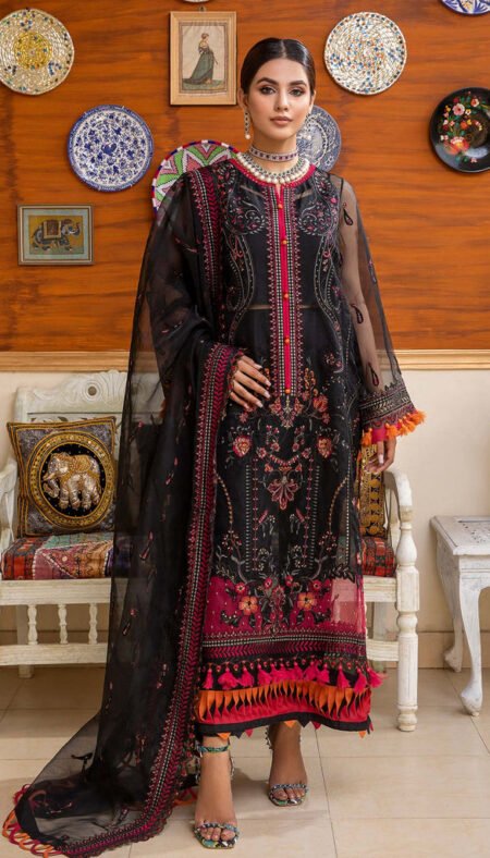 Charizma Chimmer Embroidered Chiffon Collection - CHM-07