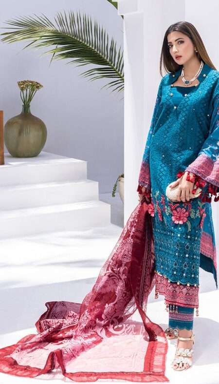 Rungkari by Mahiymaan Lawn Collection - RKM-23-02.