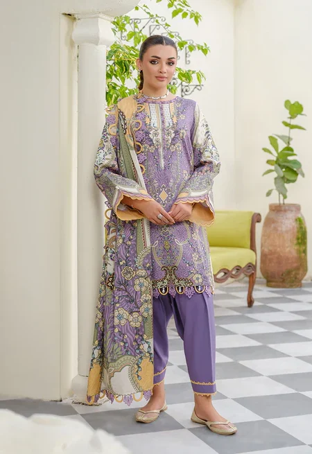 Jade Urbane Linen Prints Collection - Lilac