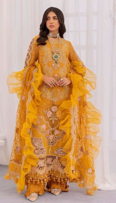 Adans Libas Chantelle Chiffon Collection - AMBER AGATE