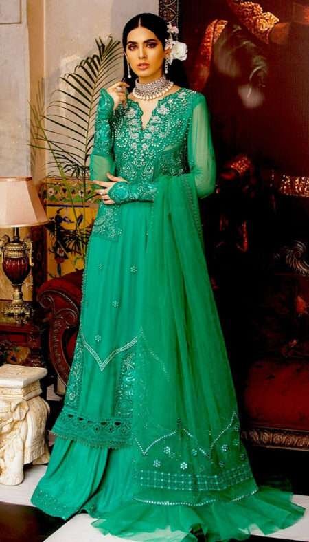 Mushq Tissue De Luxe Luxury Formal Stitched - MCL-9 Celeste