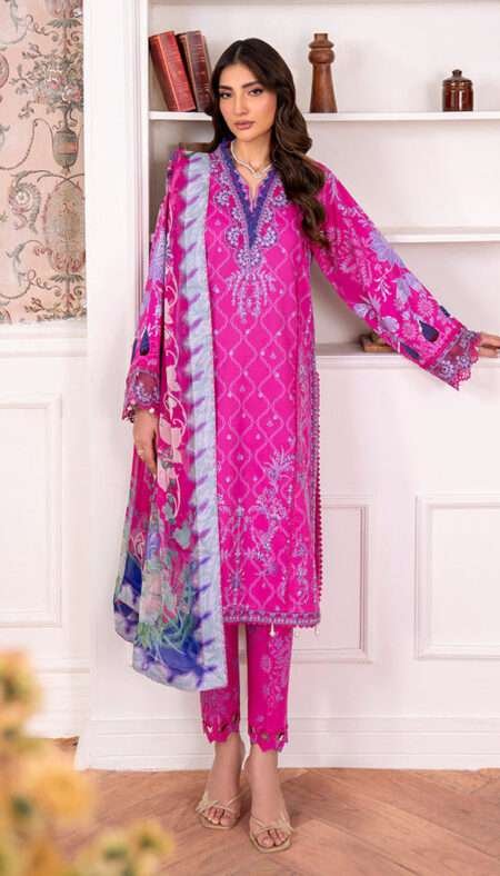 Roheenaz Aezel Cambric Lawn Collection - Novah