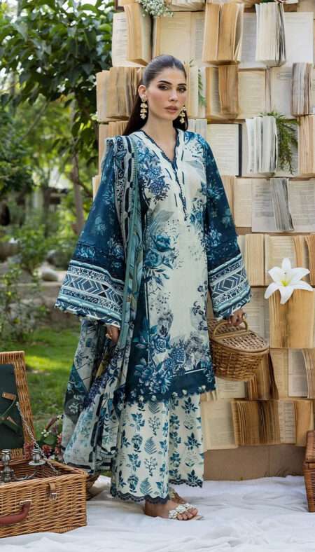 Elaf Prints Lawn Collection - 7A FLOREYA