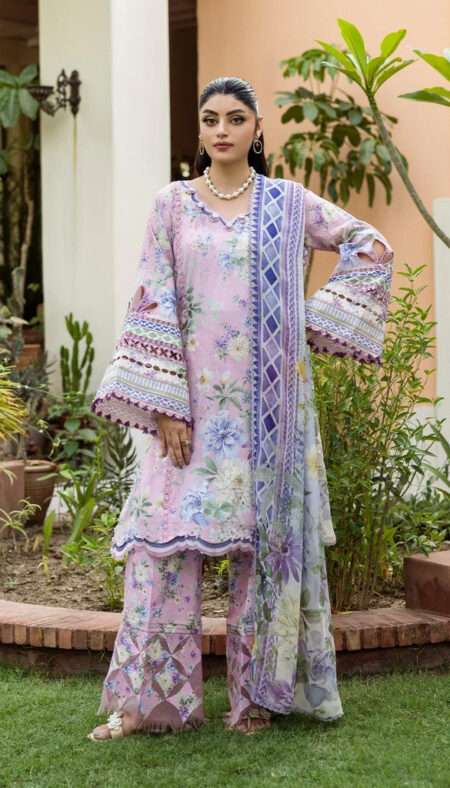 Elaf Prints Lawn Collection - 3A WISTERIA