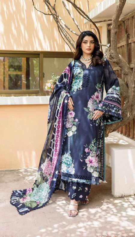 Elaf Prints Lawn Collection - 4B TWILIGHT GARDEN