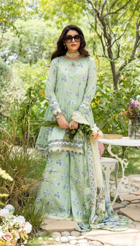 Elaf Prints Lawn Collection - 2B BASILE
