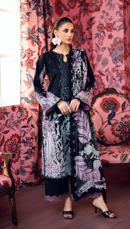 Jade Urbane Printed Lawn With Chiffon Dupatta - 20959 B
