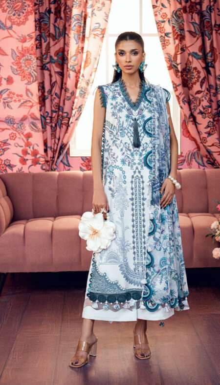 Jade Urbane Printed Lawn With Chiffon Dupatta - 20960 A