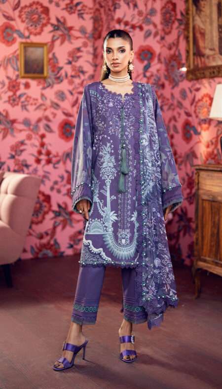 Jade Urbane Printed Lawn With Chiffon Dupatta - 20960 B