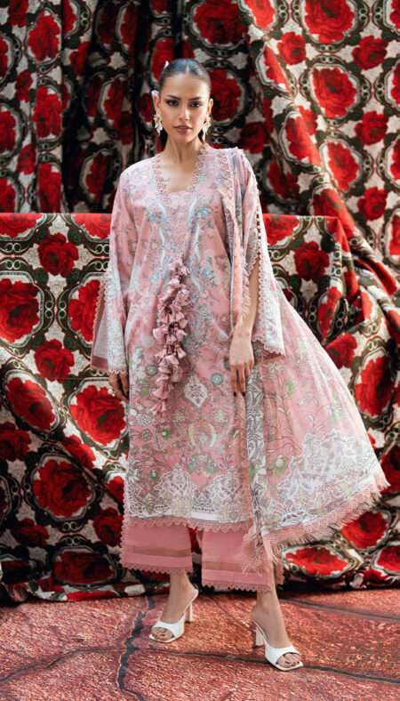 Jade Urbane Printed Lawn With Chiffon Dupatta - 20961 A