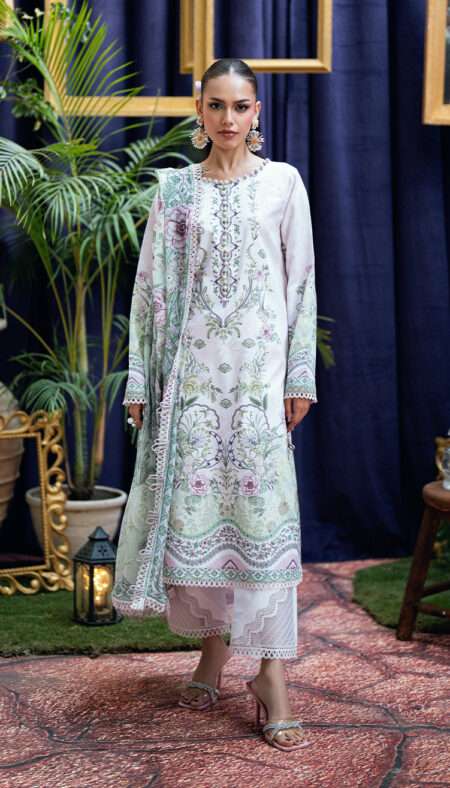Jade Urbane Printed Lawn With Chiffon Dupatta - 20964 B