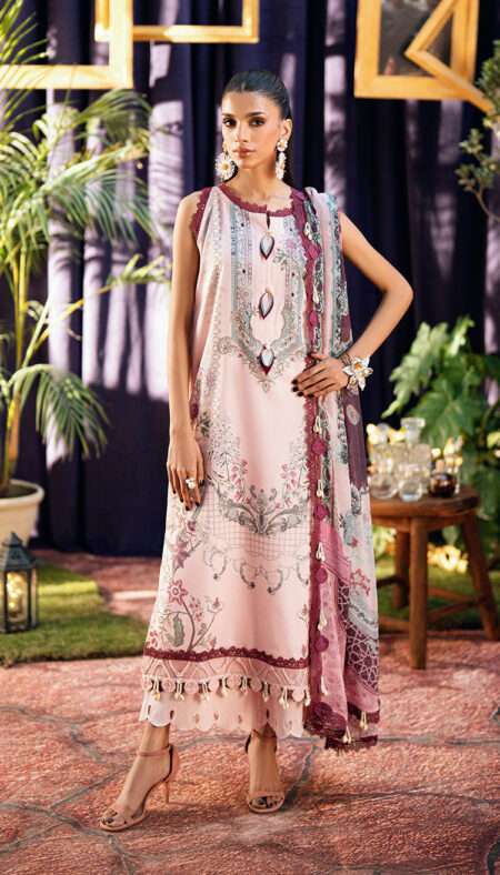 Jade Urbane Printed Lawn With Chiffon Dupatta - 20967 B