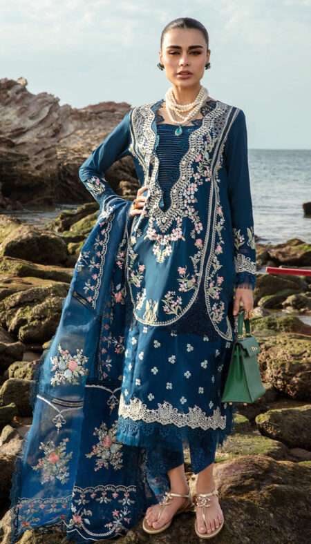 Crimson X Saira Shakira Luxury Lawn - Lolita Lapis - 1B