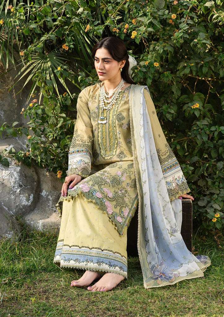 Elaf Chikankari Lawn Prints - ERC-8B MENAH - Image 3