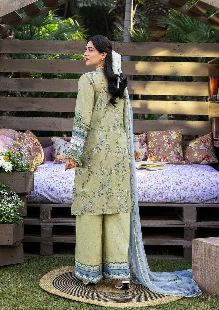 Elaf Chikankari Lawn Prints - ERC-8B MENAH - Image 2