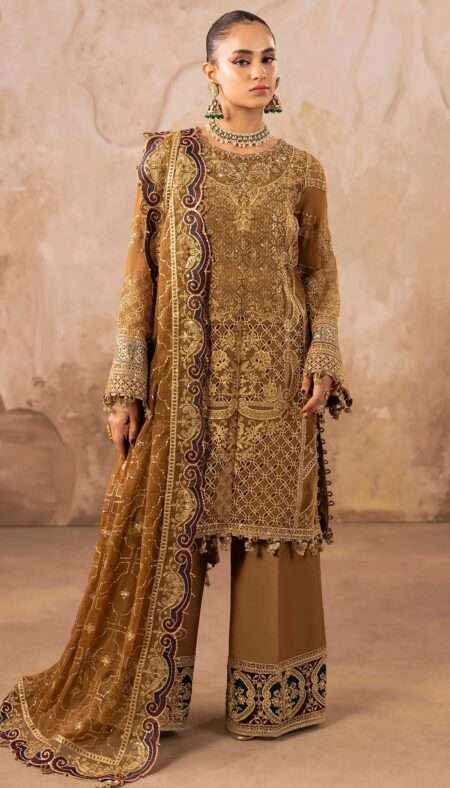 Barroco By Adans Libas Embroidered Chiffon - Design 10