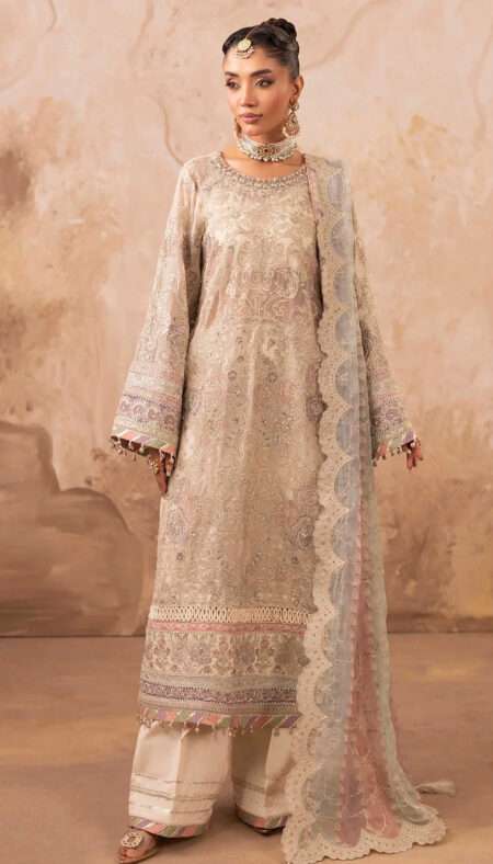Barroco By Adans Libas Embroidered Chiffon - Design 05