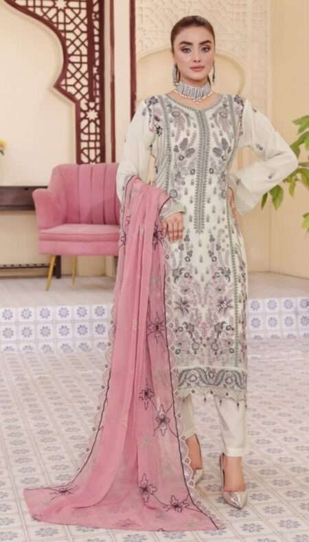 Sabiha Embroidered Chiffon By Bin Hameed - EKR1381